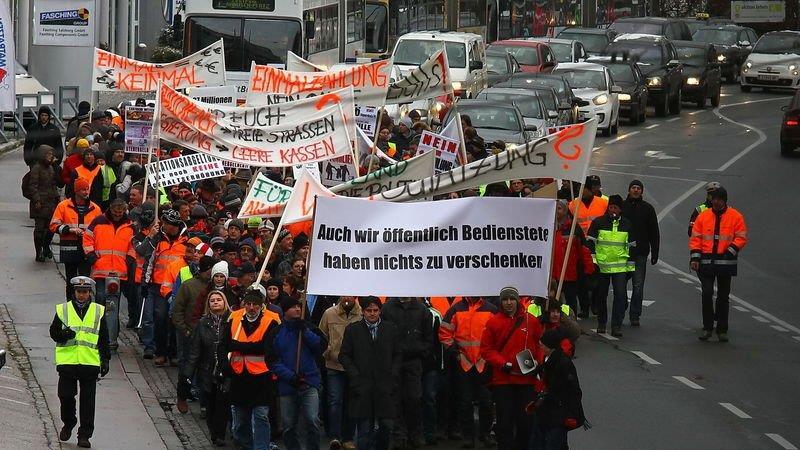 Großdemo der Beamten