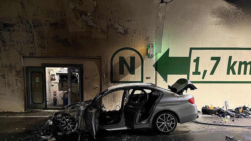 Pkw-Brand Katschbergtunnel