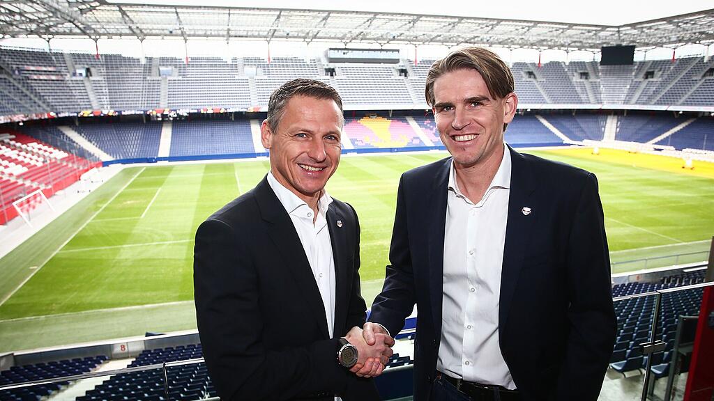 Reiter (li.) und Freund sind das starke Duo beim FC Red Bull Salzburg.