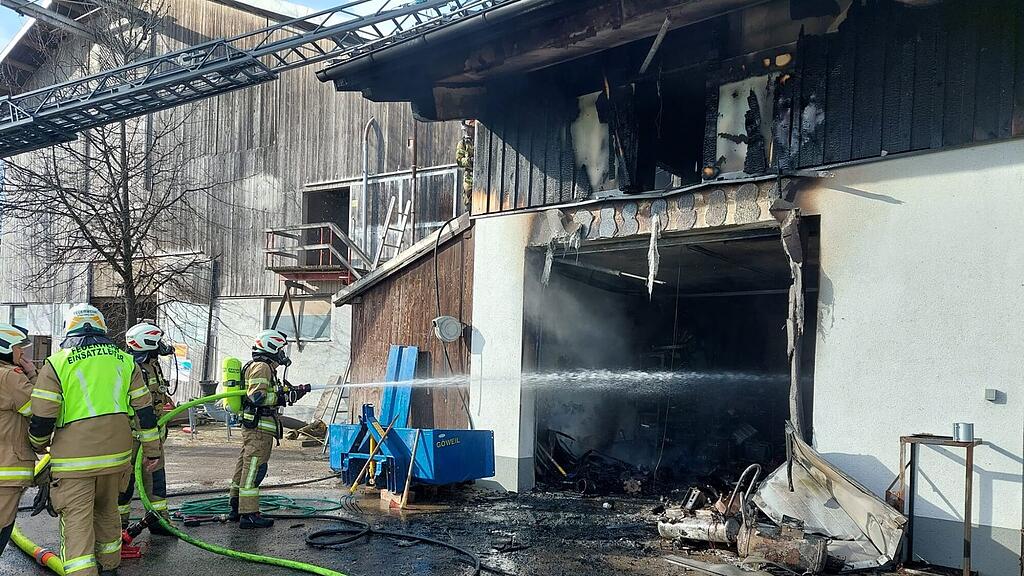 Garagenbrand Straßwalchen
