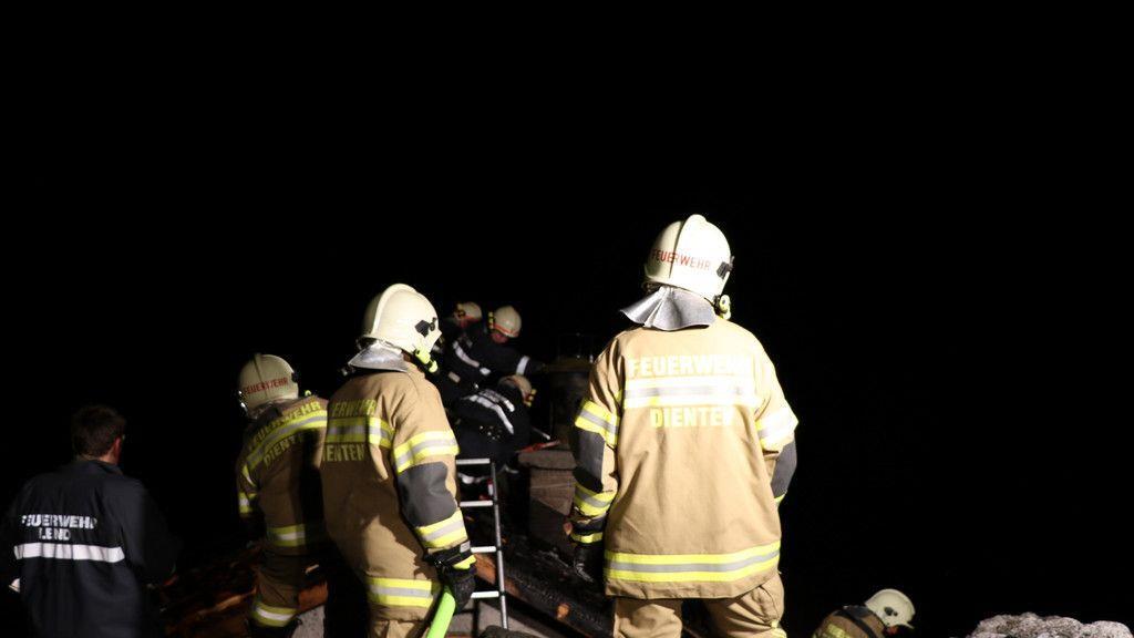 Großeinsatz in Dienten