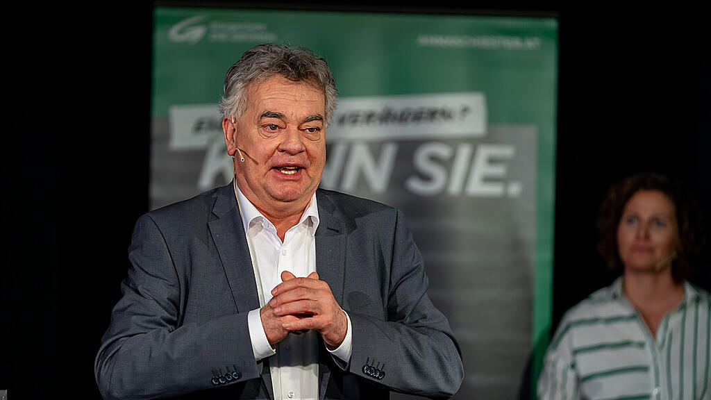 Die Gru\u0308nen - Wahlkampf-Abtakt der Bu\u0308rgerliste