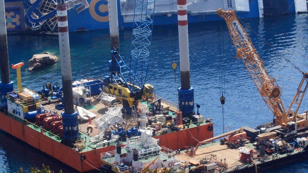 Aktuelle Bilder von der Costa Concordia