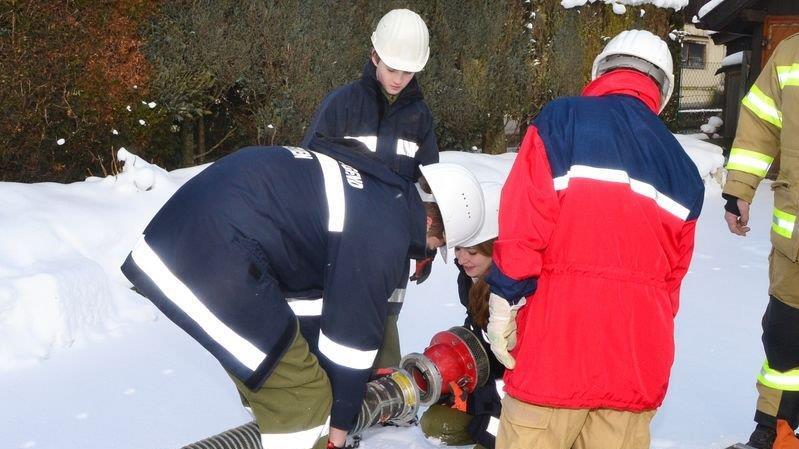 Jugendfeuerwehrübung in Grödig