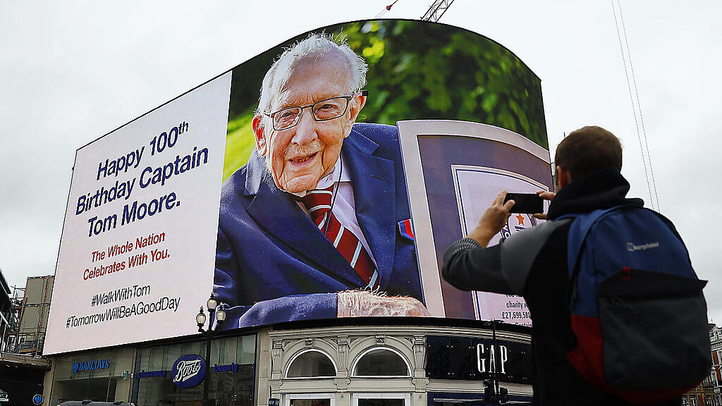 Tom Moore ist in Großbritannien in aller Munde