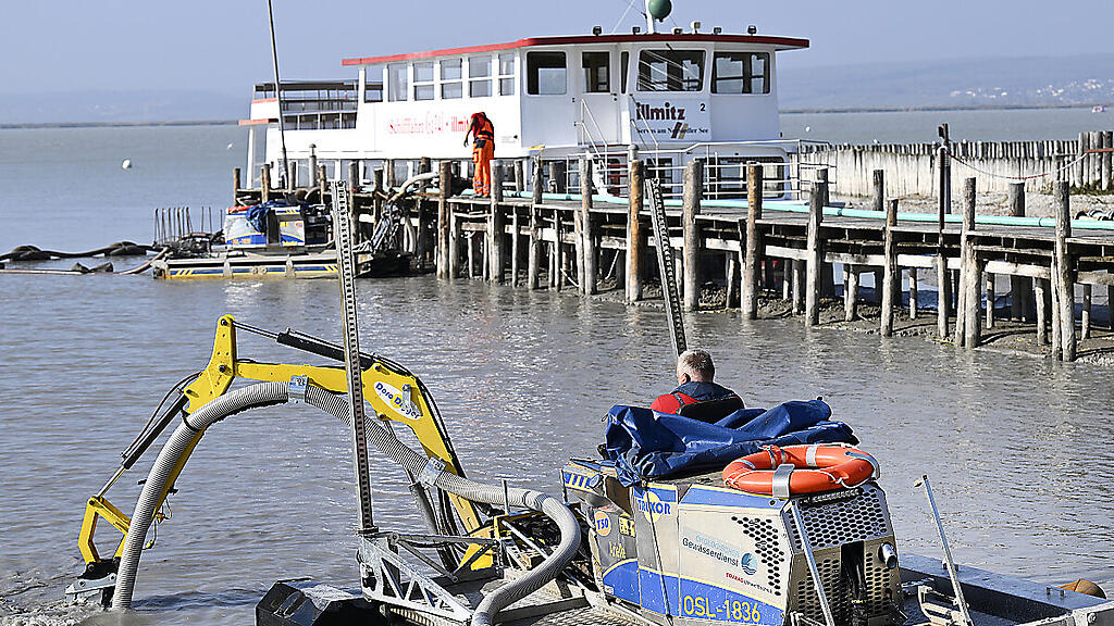 Die Bagger fahren wieder am Neusiedler See auf