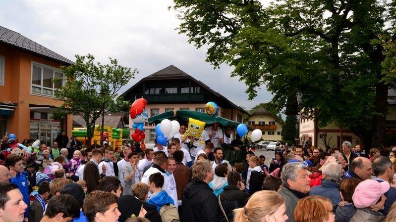 Aufstiegsparty in Grödig