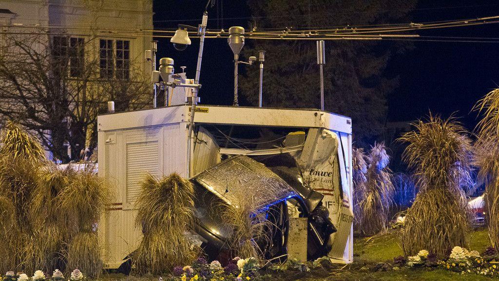 Rudolfsplatz: Alko-Lenker rast in Container