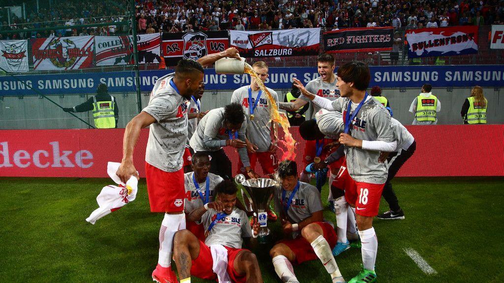 Red Bull Salzburg feiert historisches Quadruple-Double