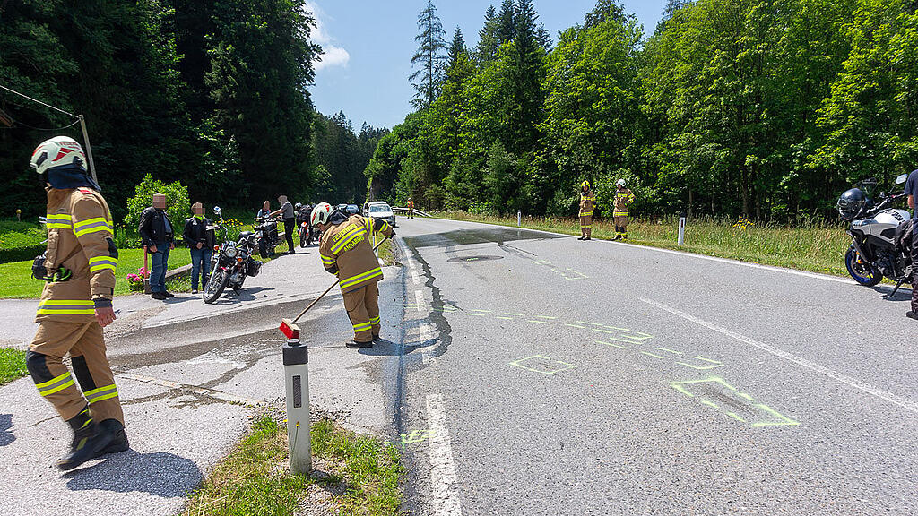 Motorradunfall Annaberg