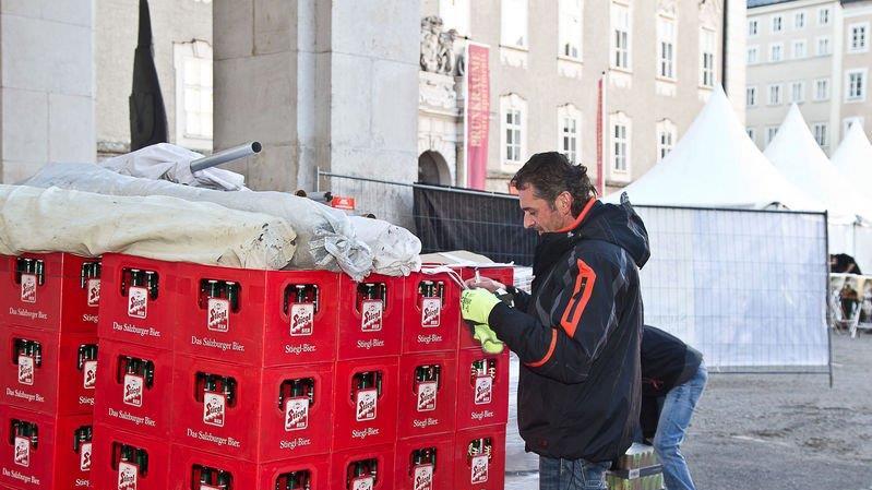 Vorbereitungen für Silvester laufen