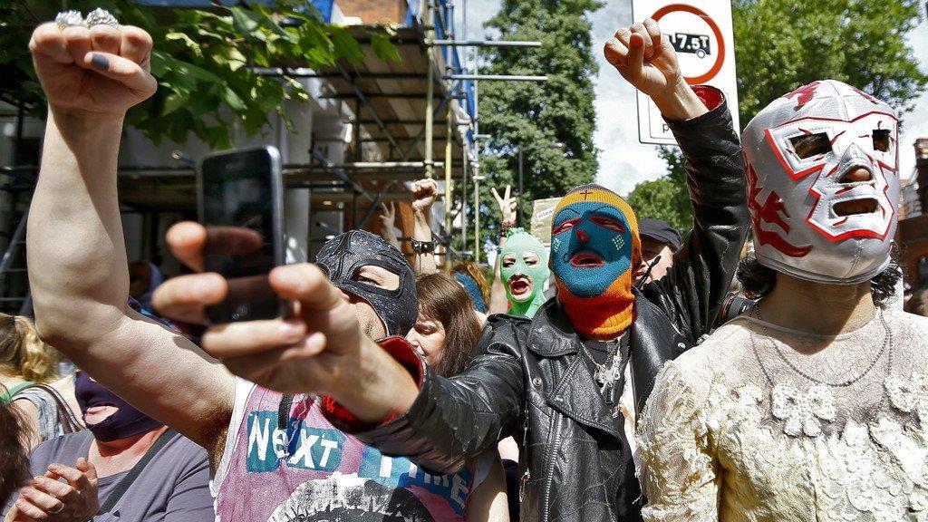 Proteste nach Schuldspruch gegen Pussy Riot