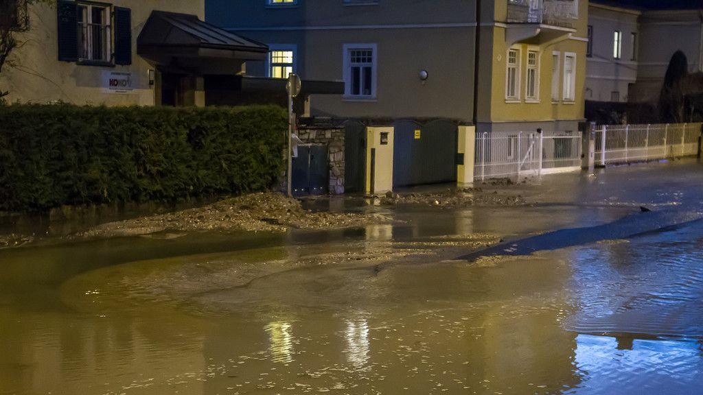 Wasserrohrbruch Bayernstraße