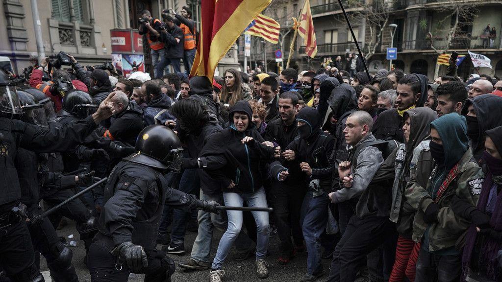 Proteste in Katalonien