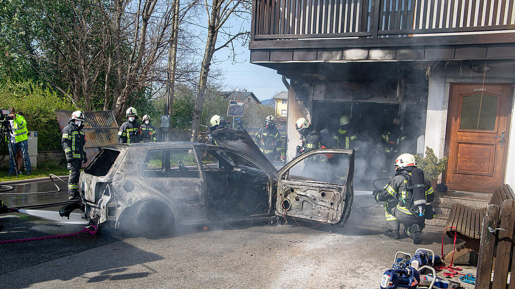 Brand Münchner Bundesstraße