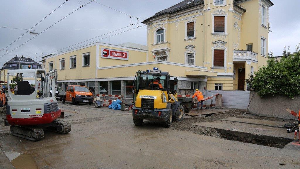 Arbeiten in der Haunspergstraße