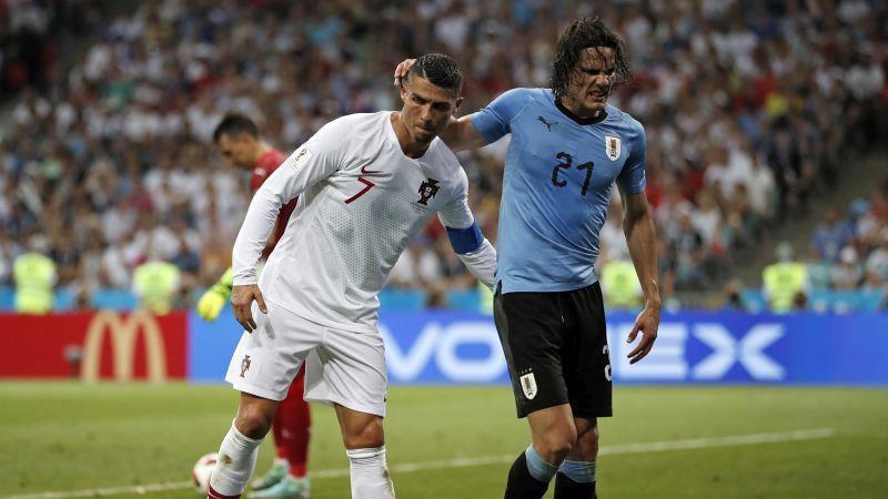 Fußball-WM: Uruguay - Portugal 2:1