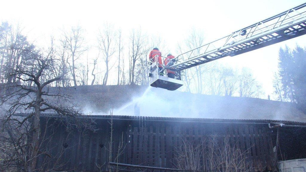 Feuerwehr verhindert Vollbrand