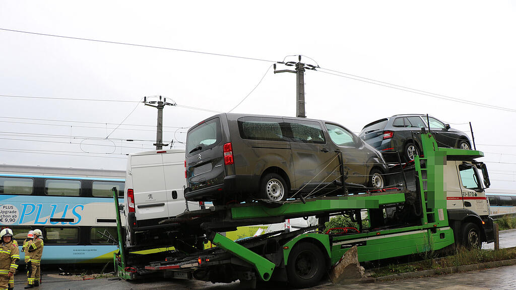 Zug vs. Lkw Seekirchen