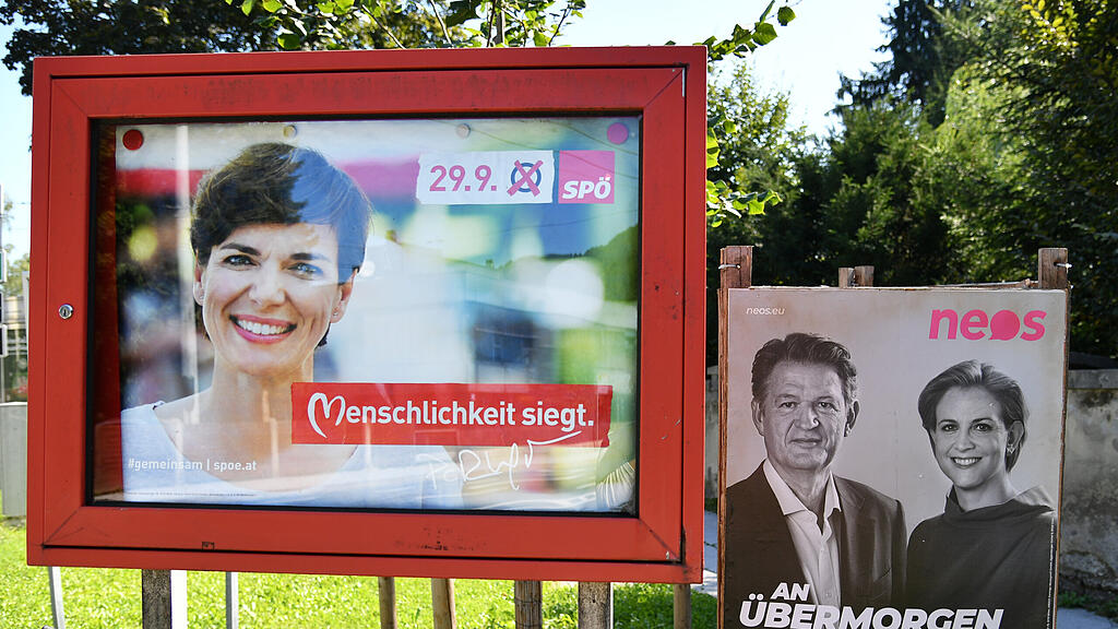 NR-Wahl: Wahlplakate Salzburg