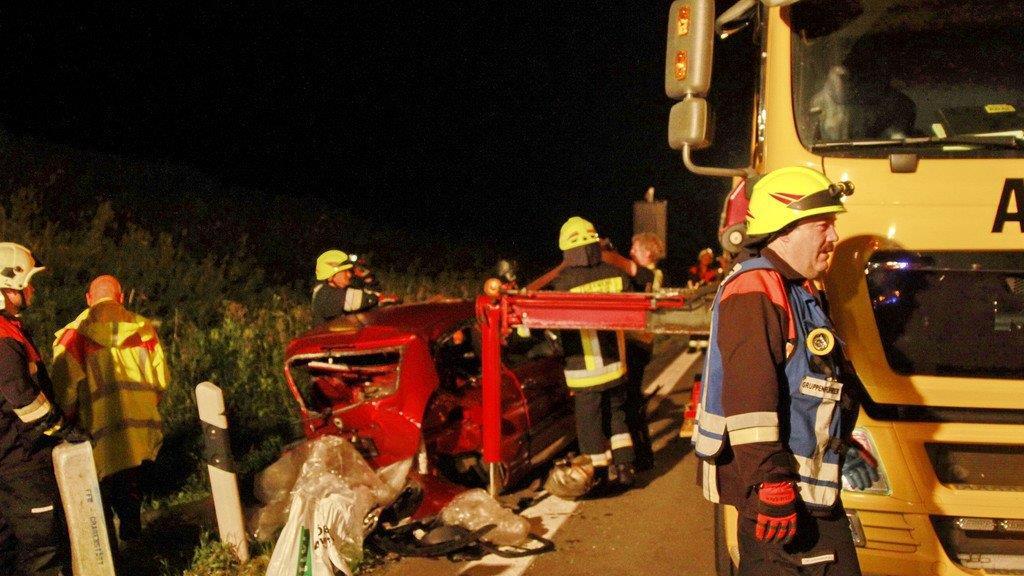 Horrorcrash auf A8 bei Grabenstätt