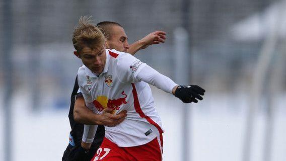 Konrad Laimer in Aktion