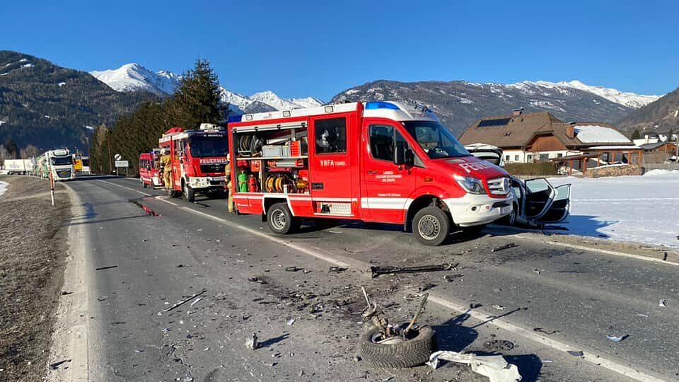 Frontalcrash B99 St. Michael im Lungau