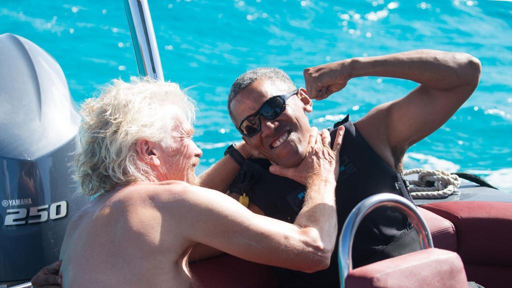 Obama beim Kitesurfen