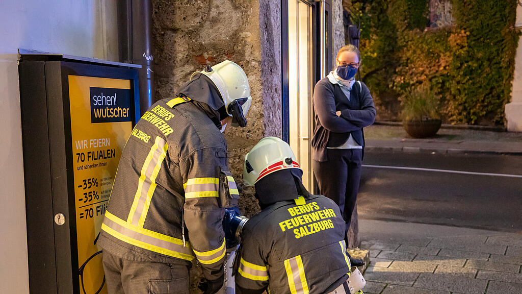 Wohnungsbrand Salzburger Altstadt