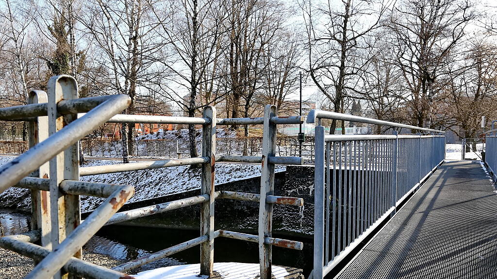 Bauarbeiten an der Glan