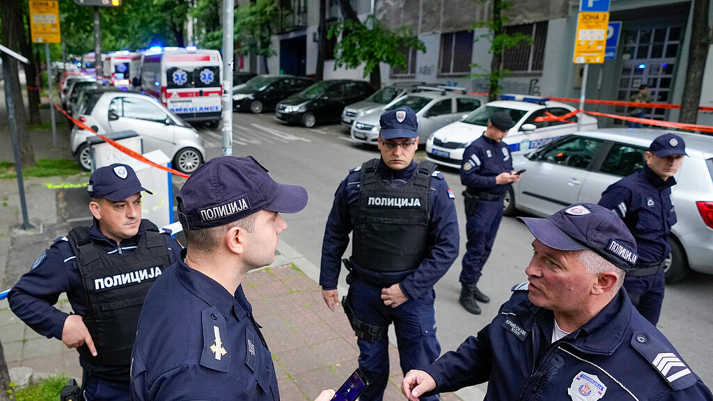 Schüsse Belgrad Volksschule