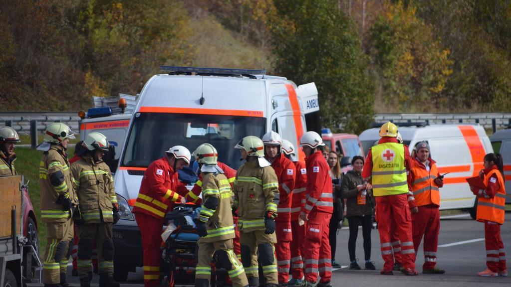 Gefahrgutübung auf der Tauernautobahn I