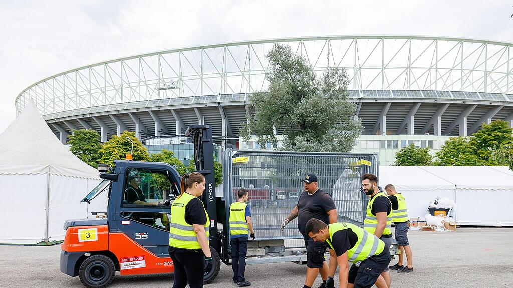 Ernst-Happel-Stadion nach Swift-Absage