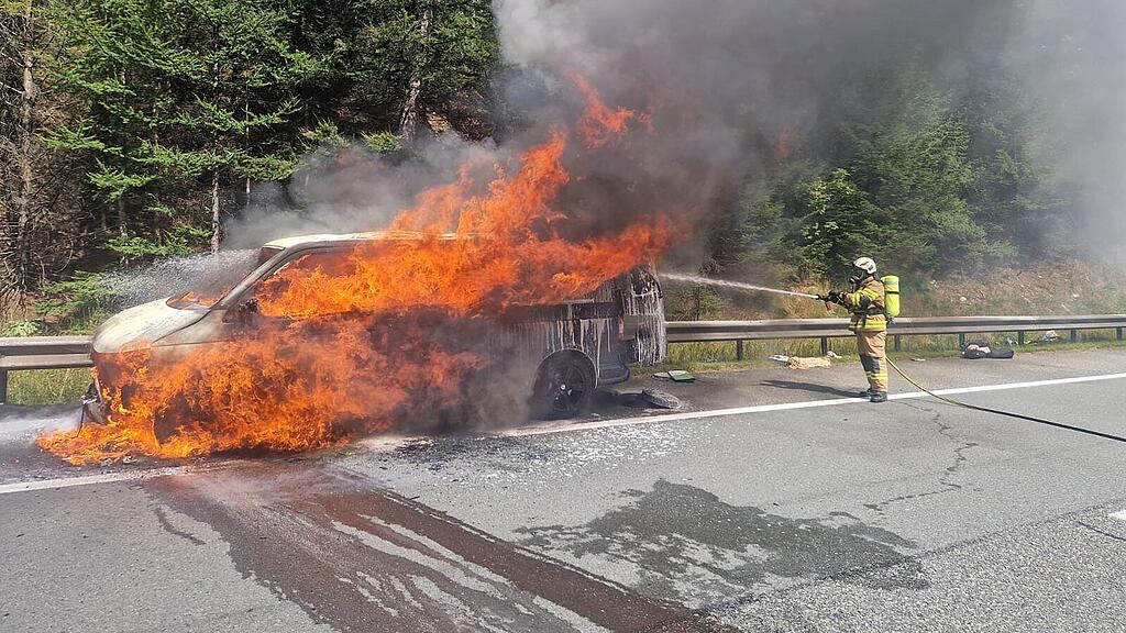 Pkw-Brand A10 Zederhaus