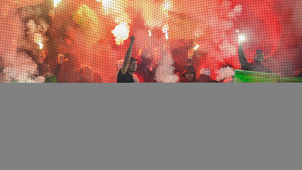 Ausschreitungen bei Sturm-Sieg gegen Feyenoord