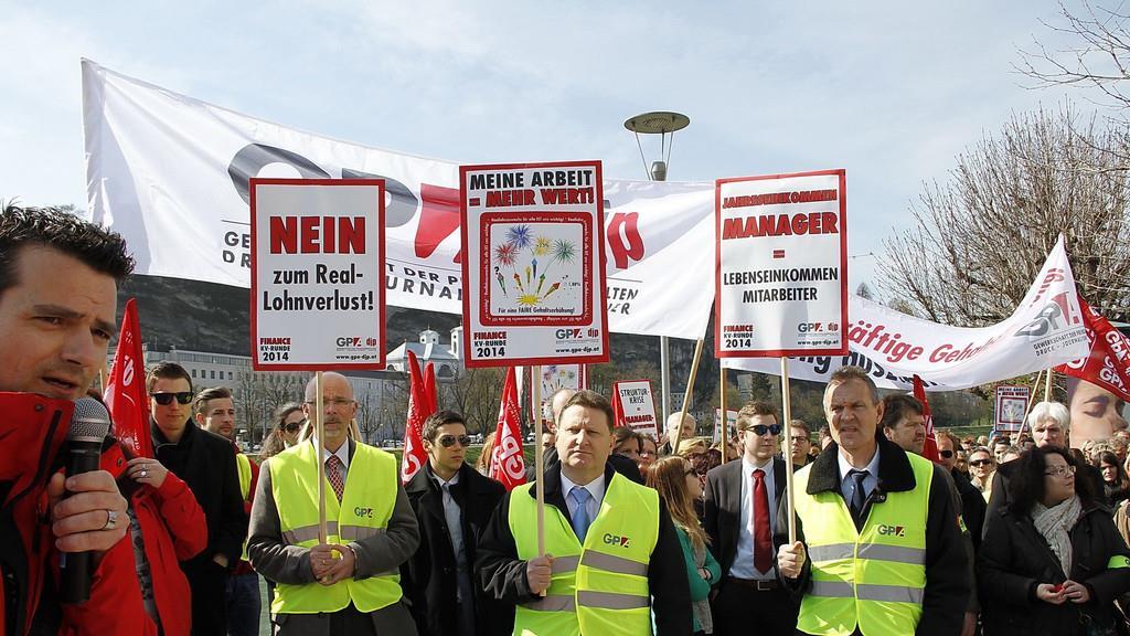 Demo der Bankangestellten I