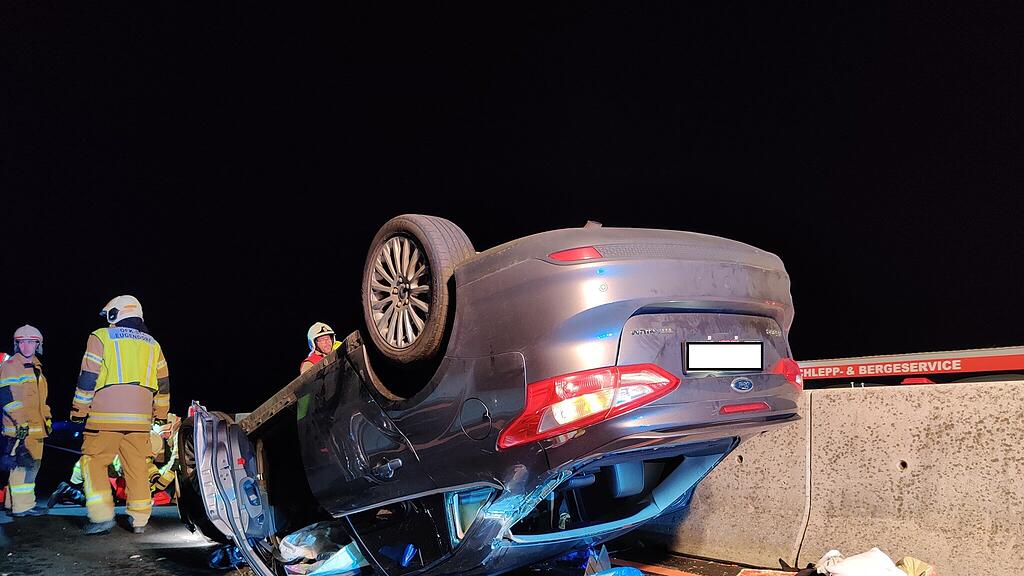 Pkw-Überschlag A1 Eugendorf