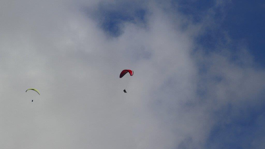 Traumwetter für Paragleiter