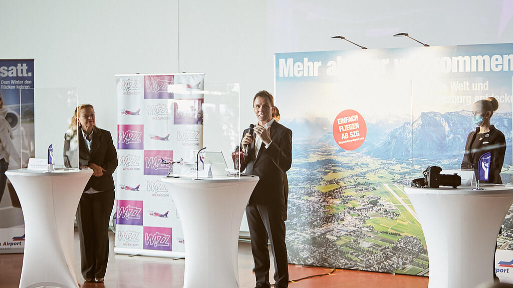 Wizz Air fliegt ab Salzburg