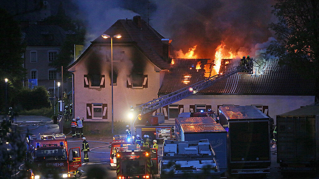 Gaststätte, Brand, Bad Reichenhall