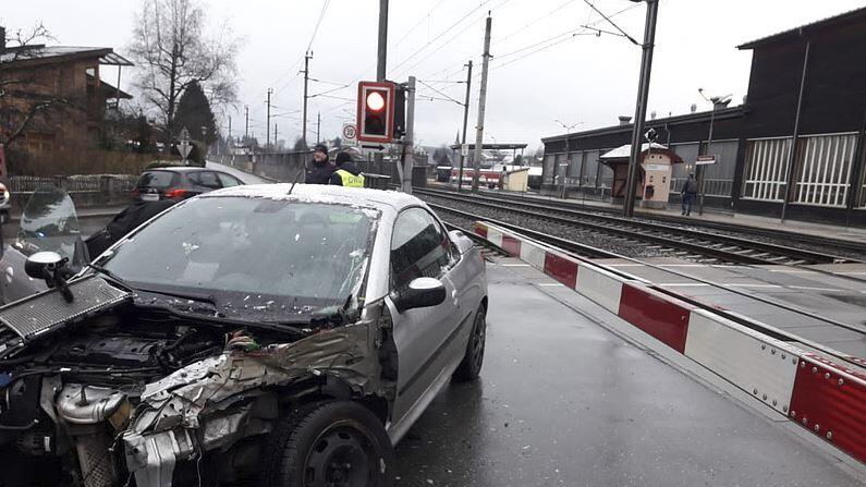 Zug contra Pkw, Zell am See