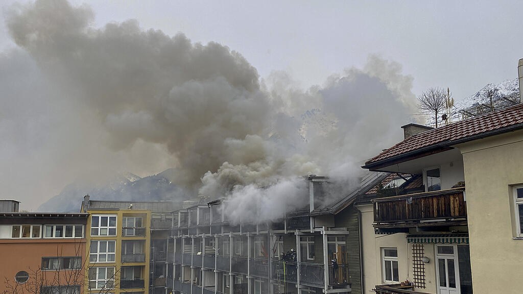 Brand in Innsbrucker Innenstadt