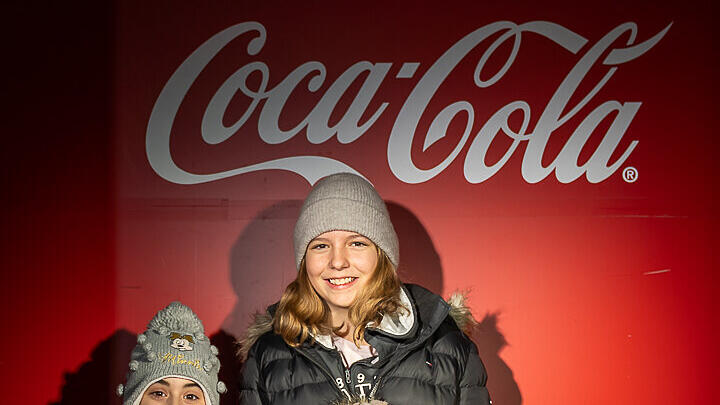 Coca-Cola Weihnachtstruck beim EUROPARK