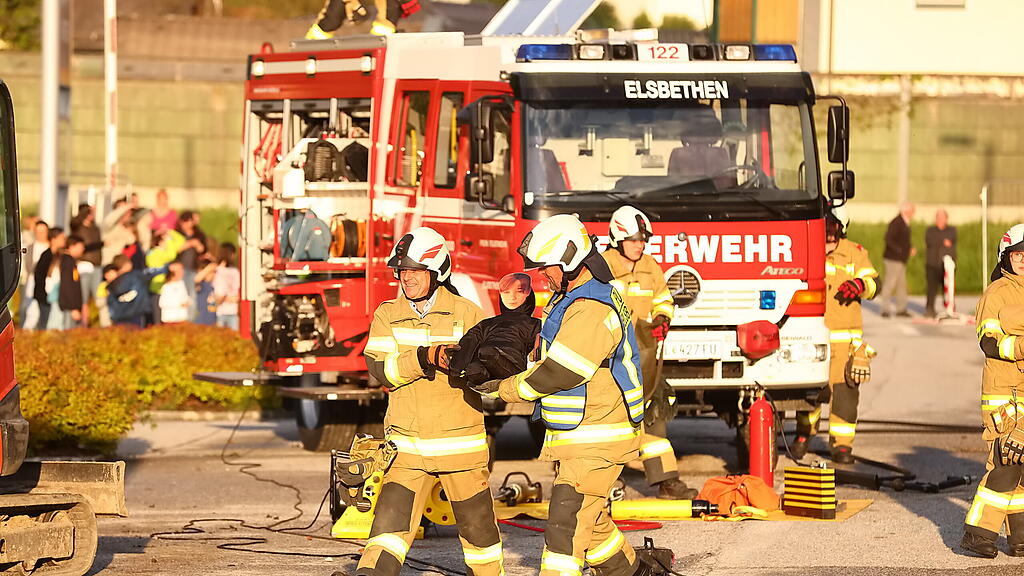 Feuerwehr-Übung in Elsbethen