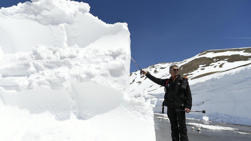 Schneeräumung am Großglockner