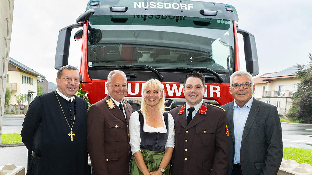 Neues Löschfahrzeug für Nußdorf