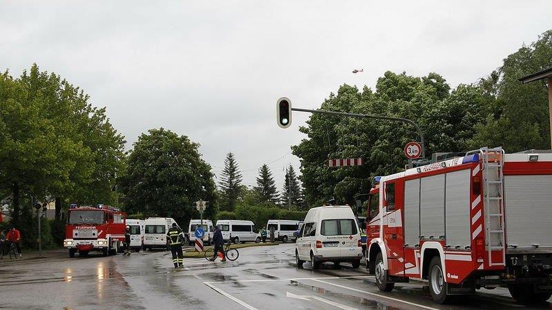 Evakuierung in Freilassing