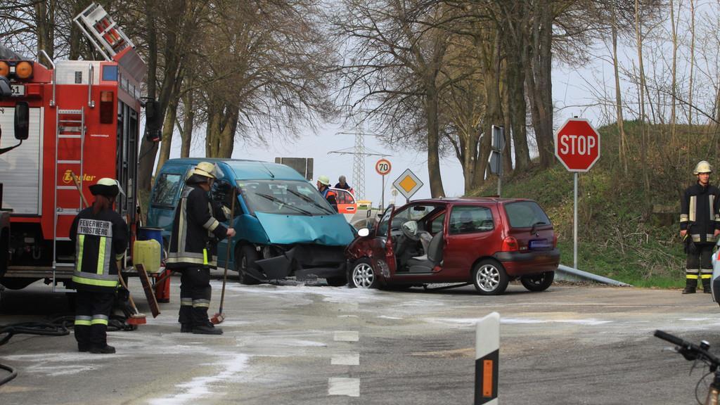 Frontalcrash in Trostberg