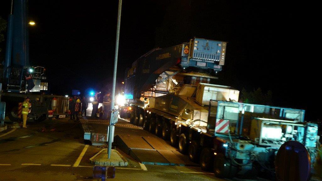 Schwertransport nach Uttendorf
