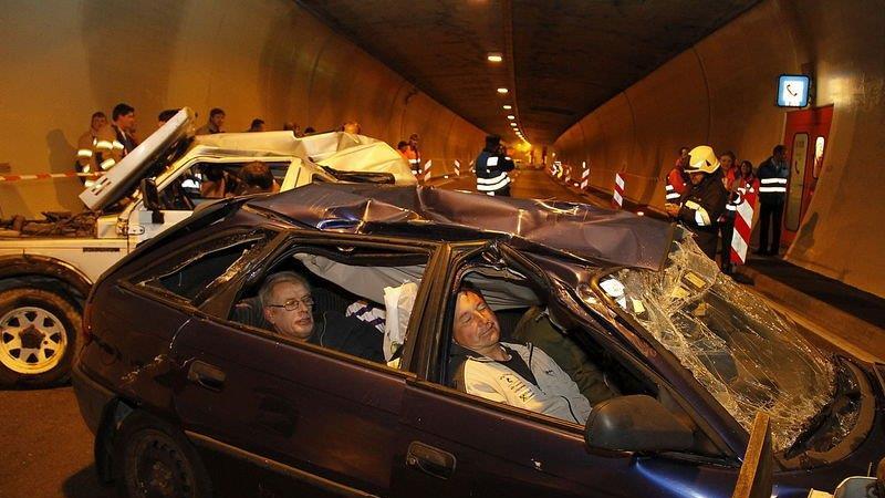 Großübung im Katschbergtunnel